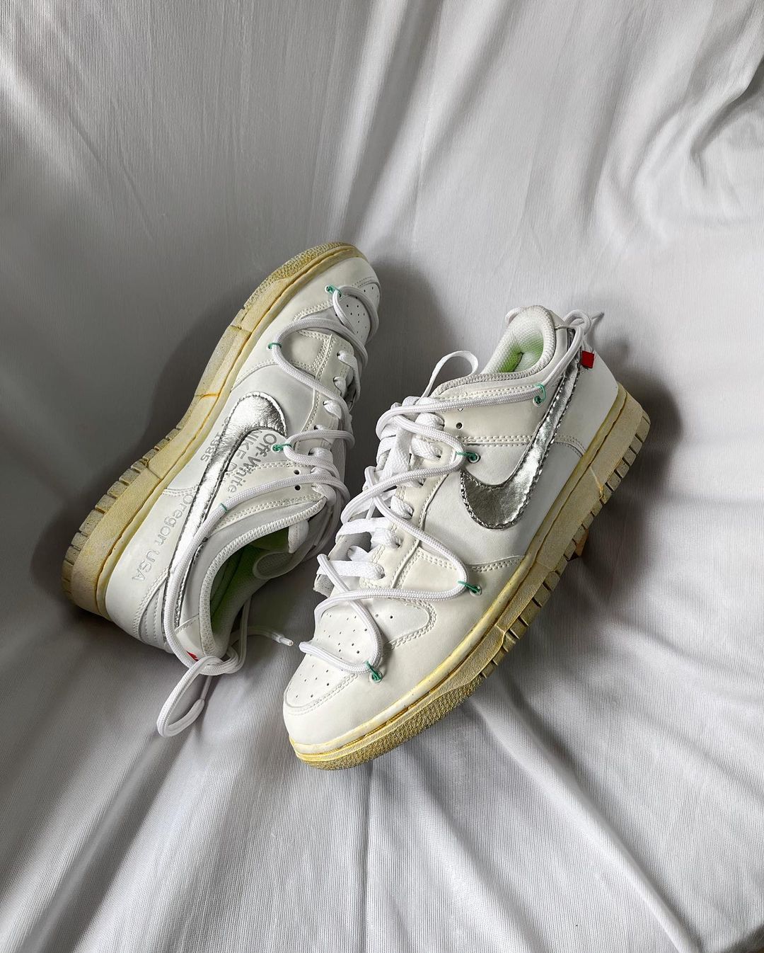 Classical Extra Lace Luminous Swoosh Custom Air Force 1