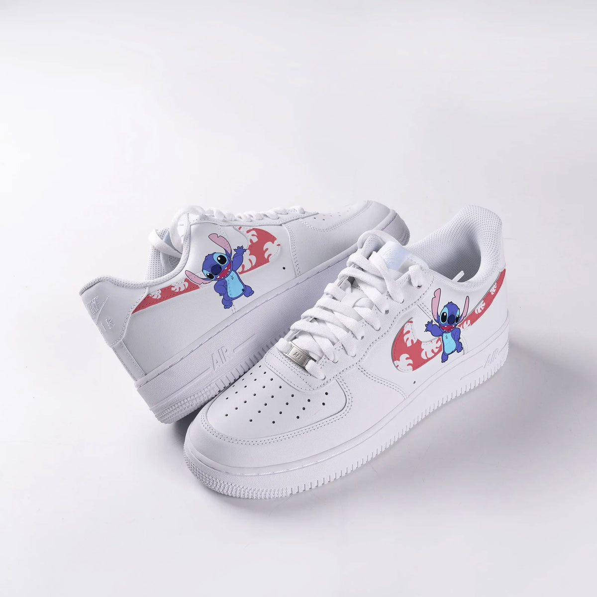 Hawaii Stitch Cartoon Graffiti Custom Air Force 1