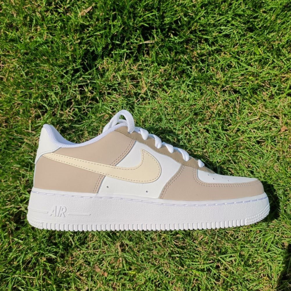 Smooth Beige Custom Air Force 1
