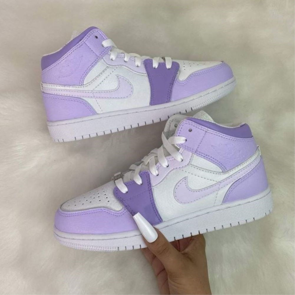 Lavender Purple Custom Air Jordan 1