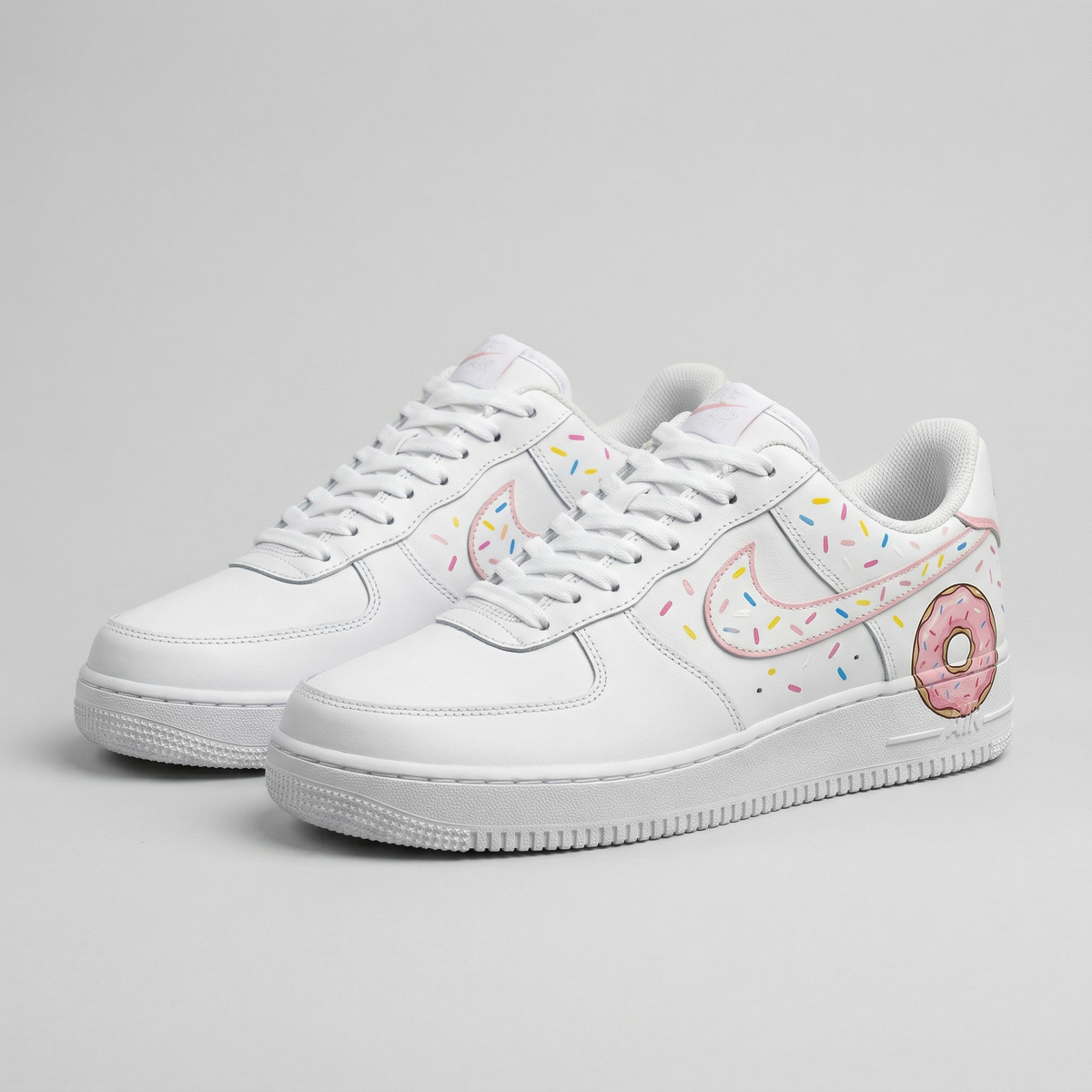 Donut Sprinkles Baby Pink Custom Air Force 1
