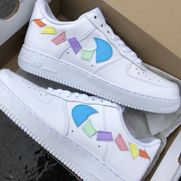 Geometric Pattern Multicolor Custom Air Force 1