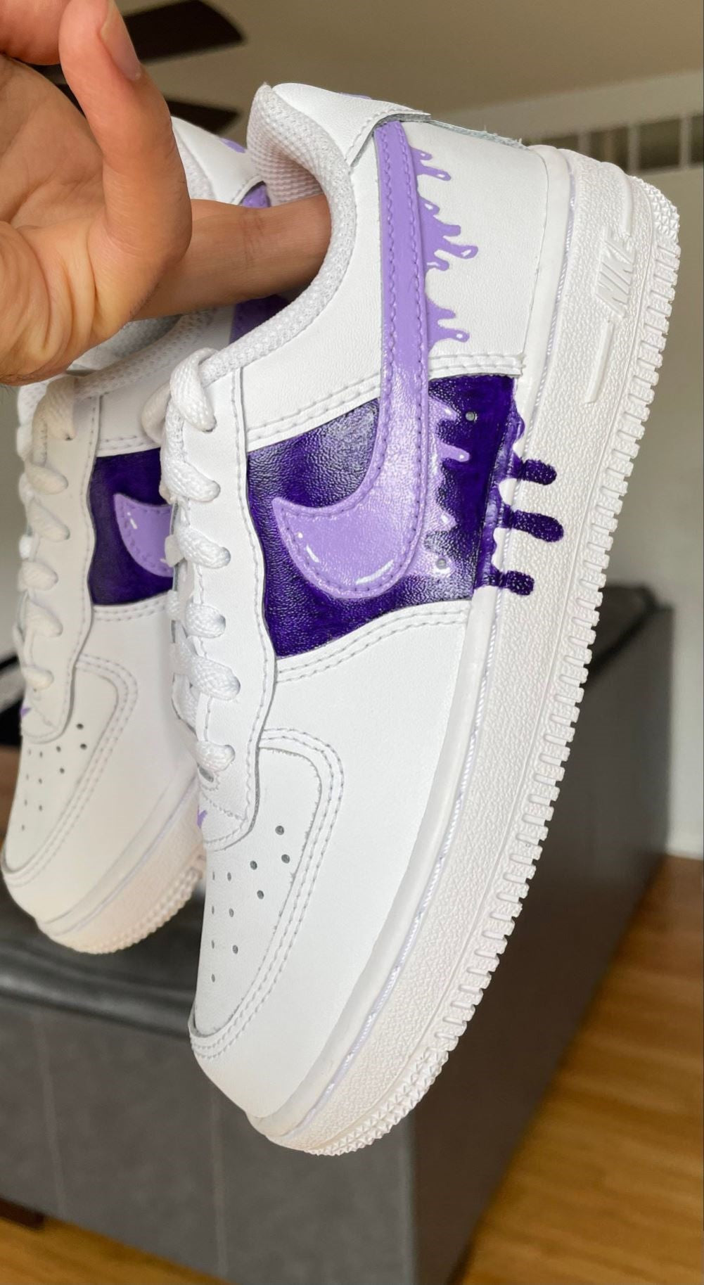 Purple Drips Custom Air Force 1