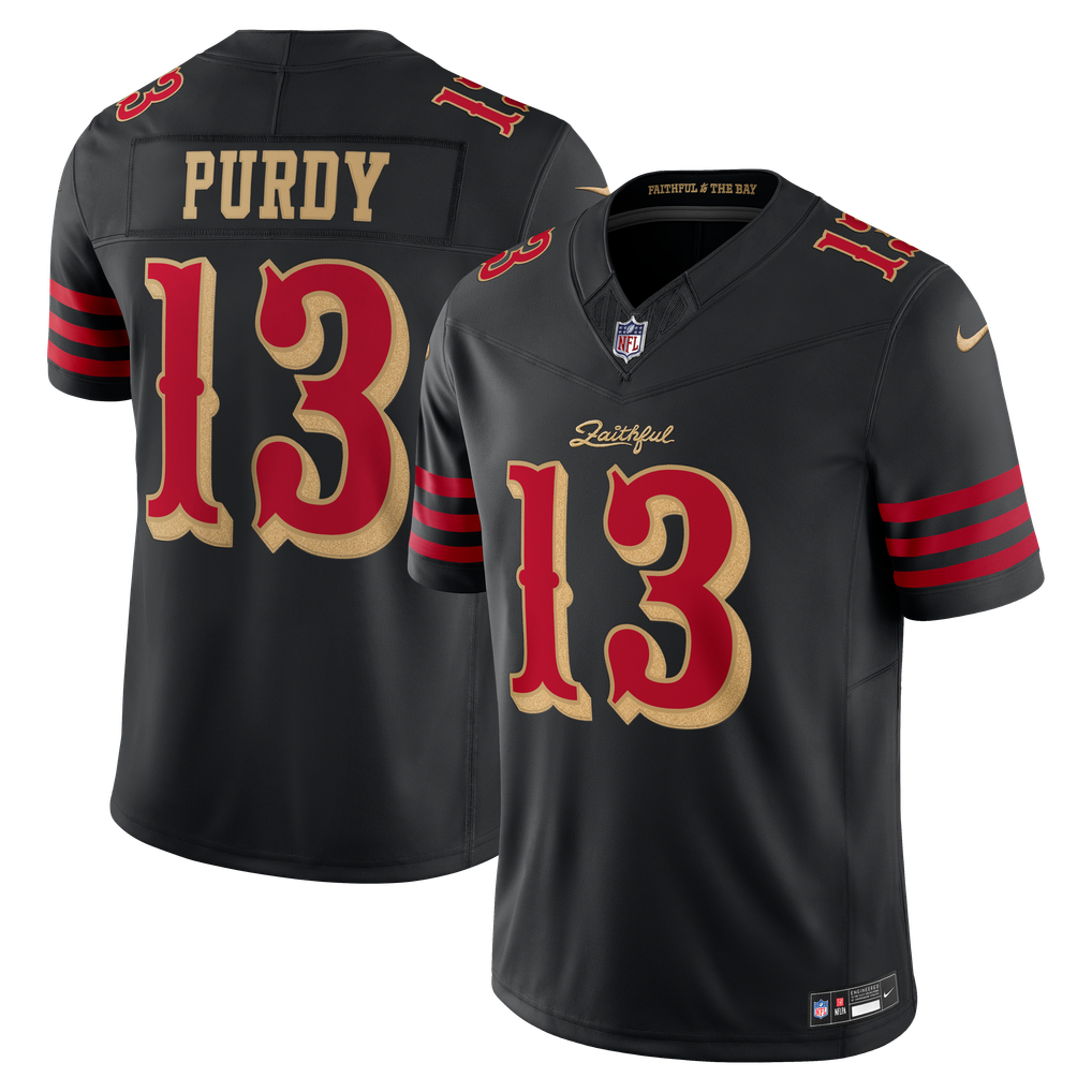 Brock Purdy San Francisco 49ers Black NFL jersey