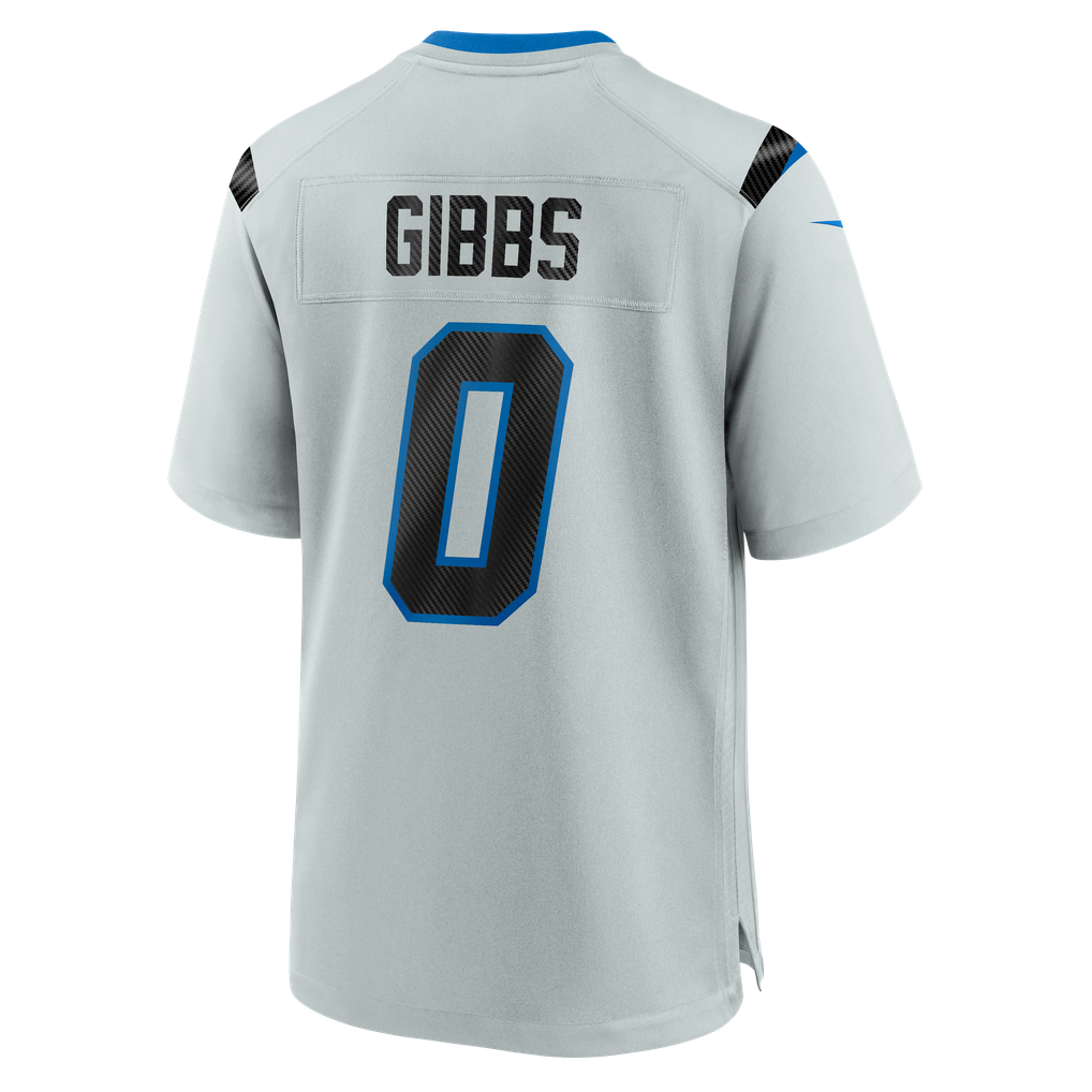 Jahmyr Gibbs #0 Detroit Lions 2026 Rivalries Premium Football Jersey – Silver alternate product view