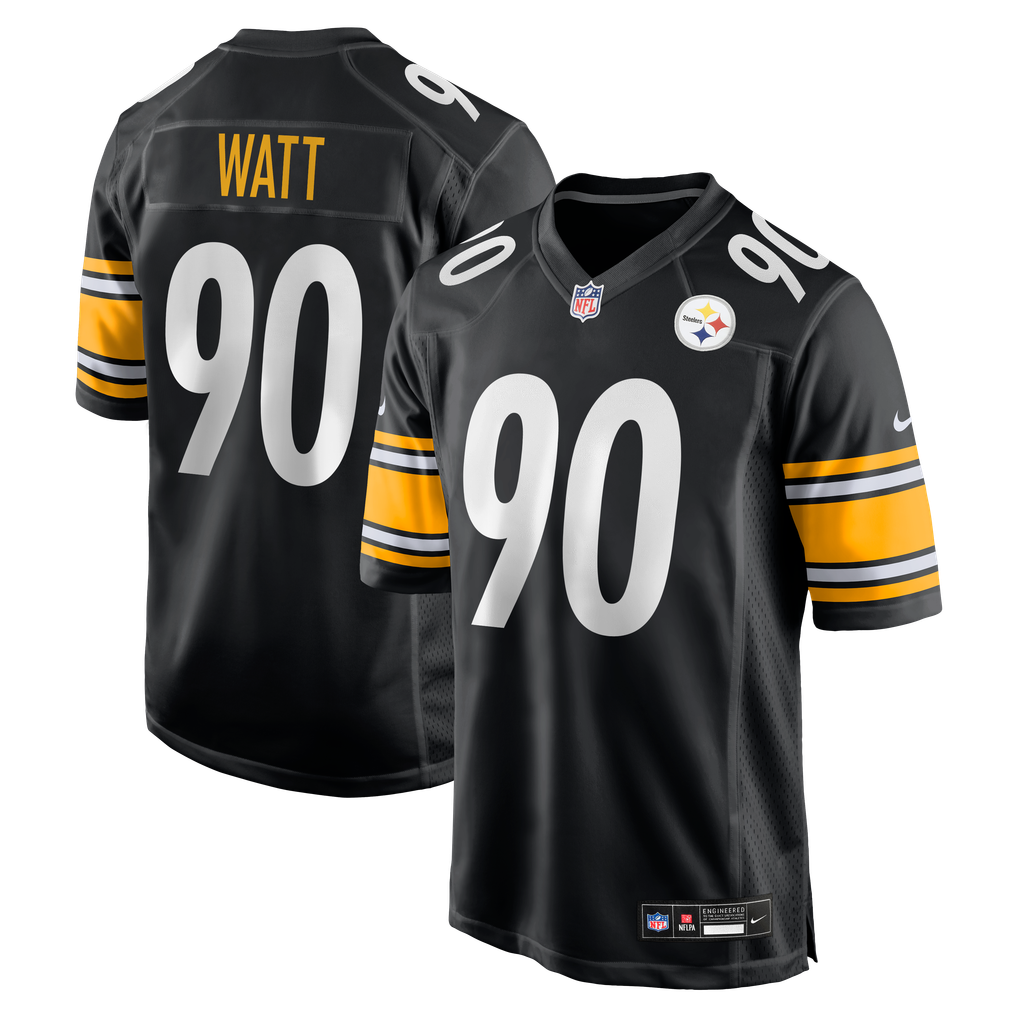 T.J. Watt Pittsburgh Steelers Black NFL jersey
