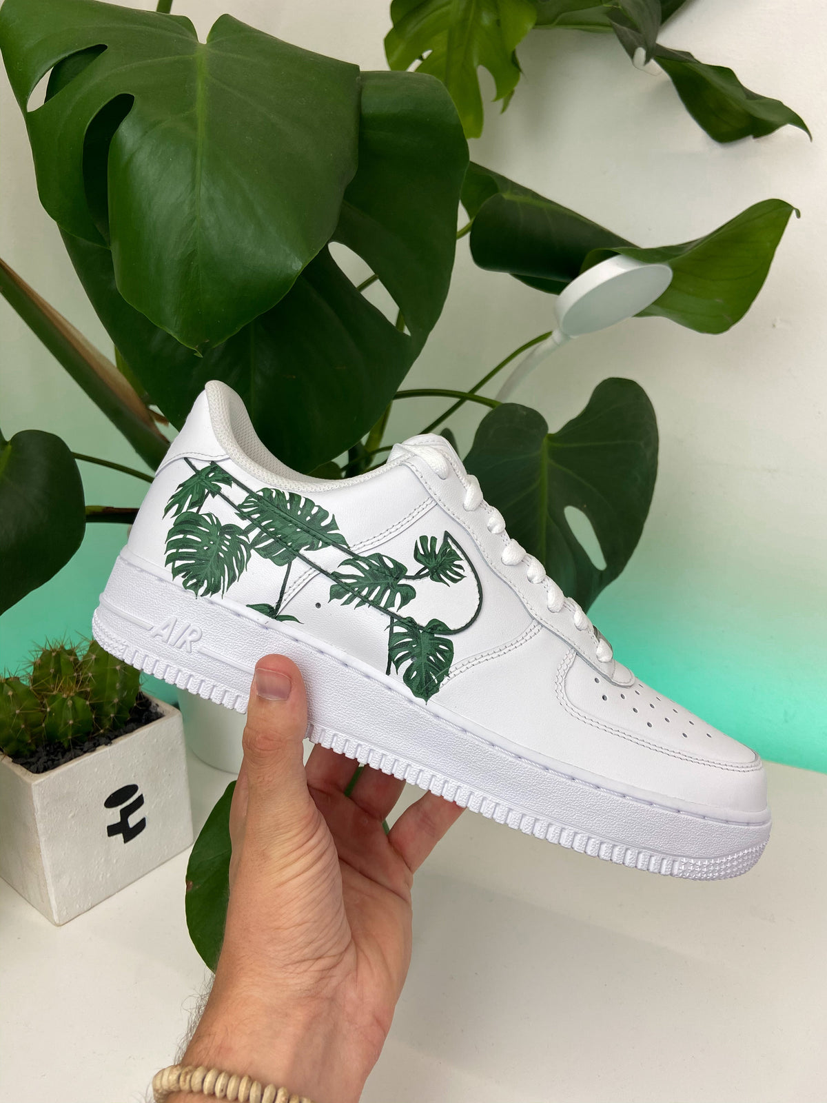 Monstera Leaf Custom Air Force 1