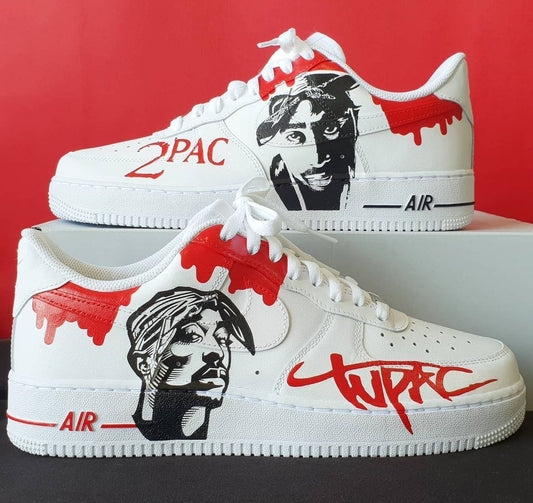 Custom Sneaker 2Pac Red