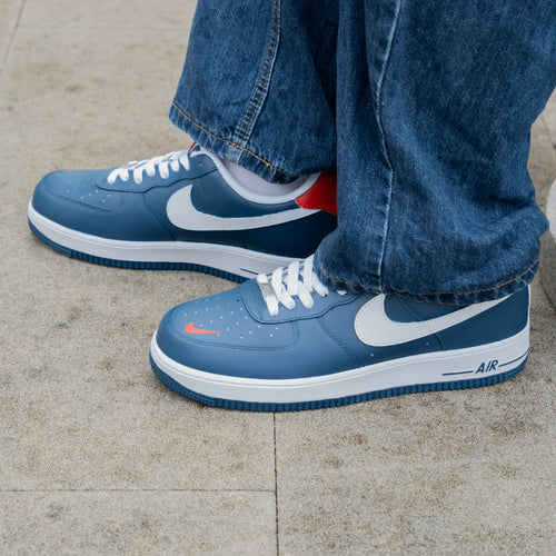 Lightning Blue White Custom Air Force 1