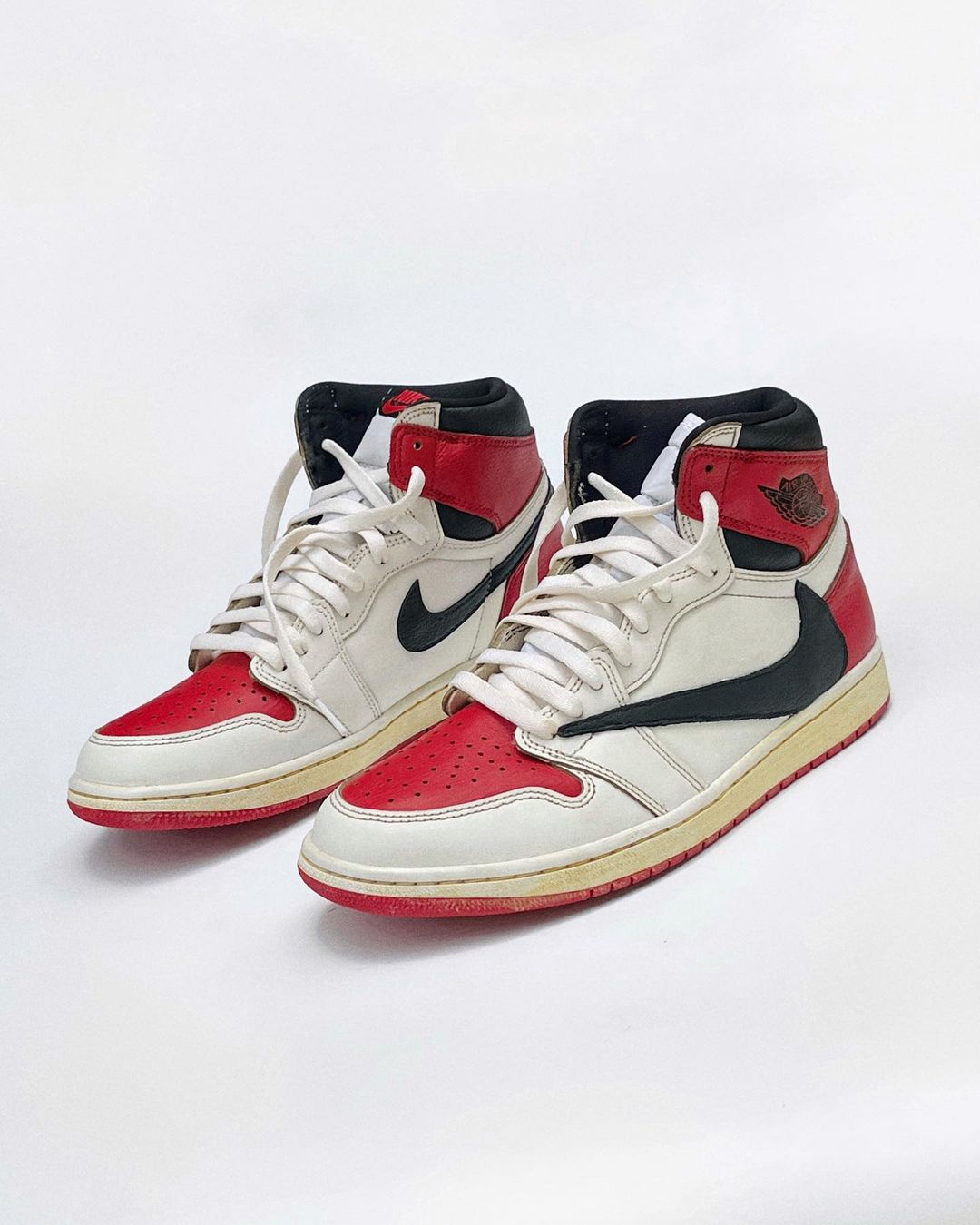 Red Black White Custom Air Jordan 1