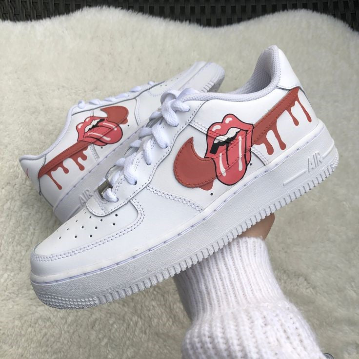 Red Lips Custom Air Force 1