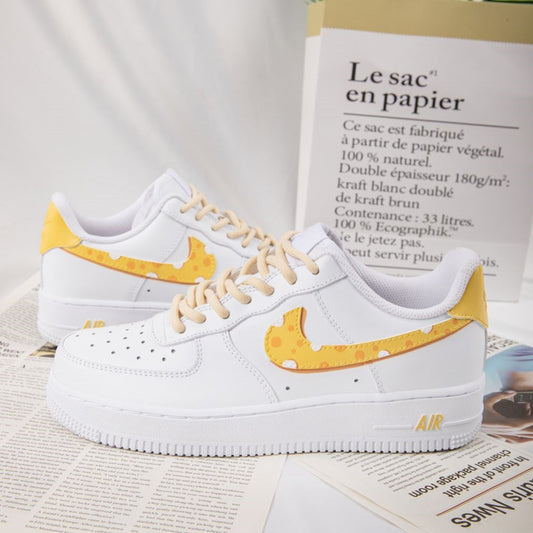 Yellow Cheese Custom Air Force 1