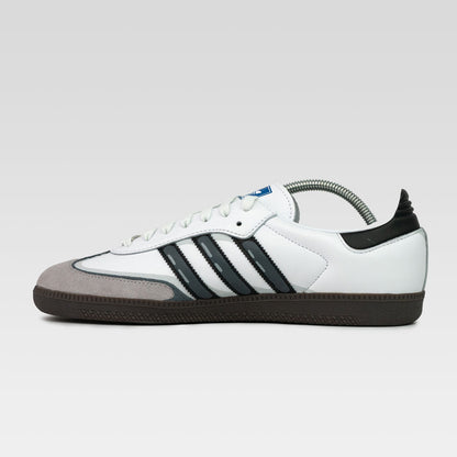 Vintage Black White Gray Custom Adidas Samba