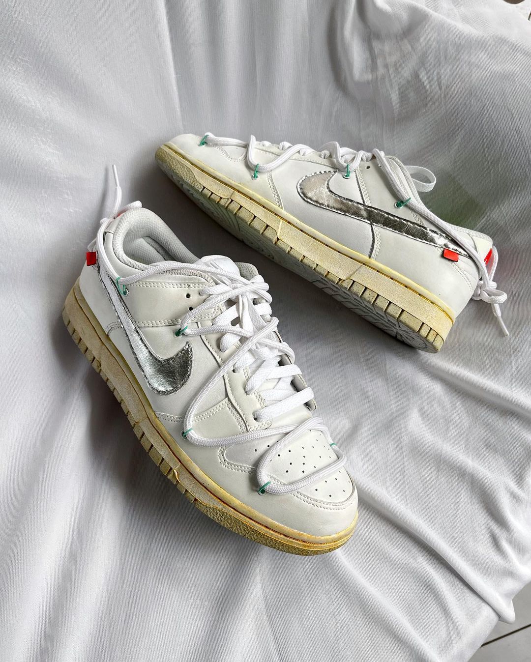 Classical Extra Lace  Luminous Swoosh Custom Air Force 1