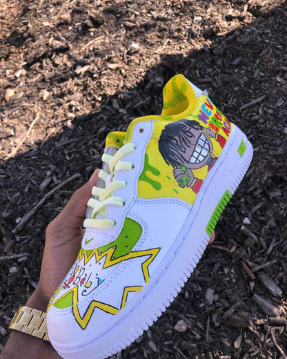 Hand Painted Custom Air Force 1 Cartoon Sneakers