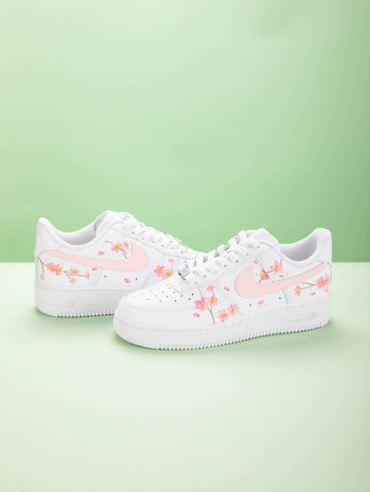 Pink Peach Blossom Custom Air Force 1