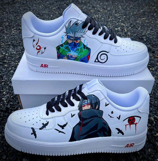 Cartoon Role  Gray Green Custom  Air Force 1