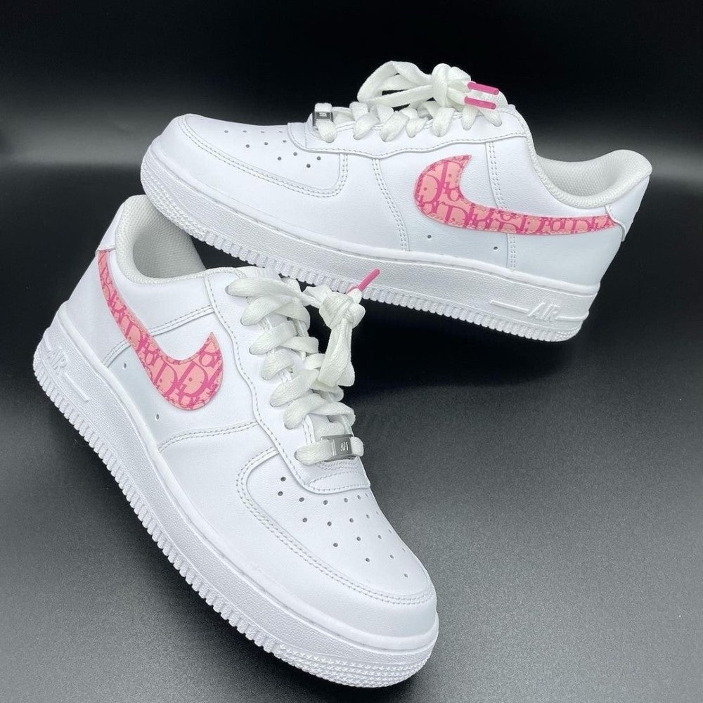 Pink Burst Crack Custom Air Force 1