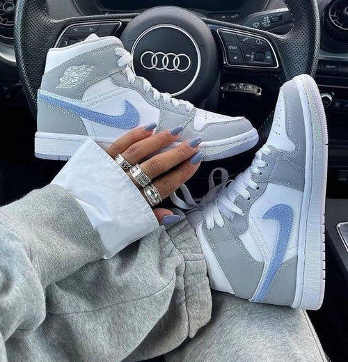 Orange Blue Custom Air Force 1