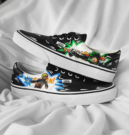 Cartoon  Role Black Blue Green Custom VANS