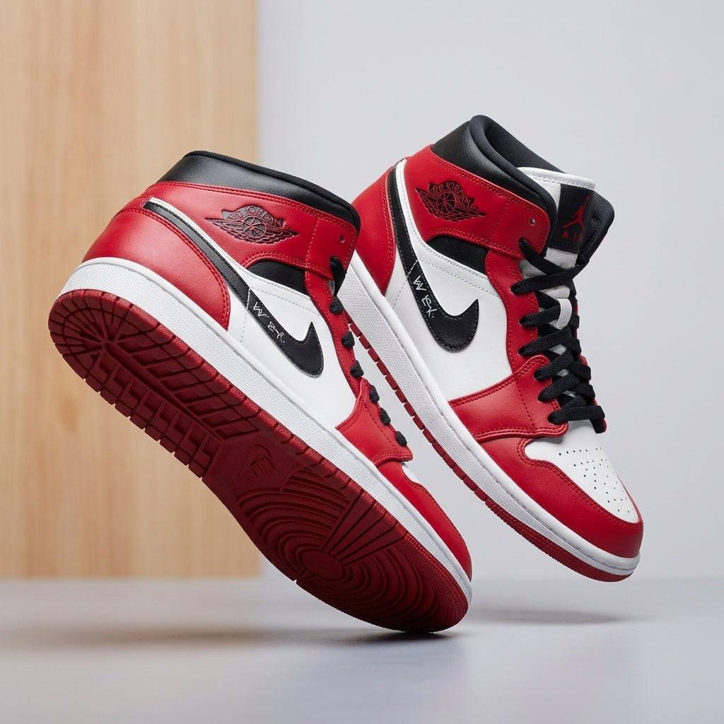 Hand Painted Custom Air Jordan 1 Chicago Sneakers