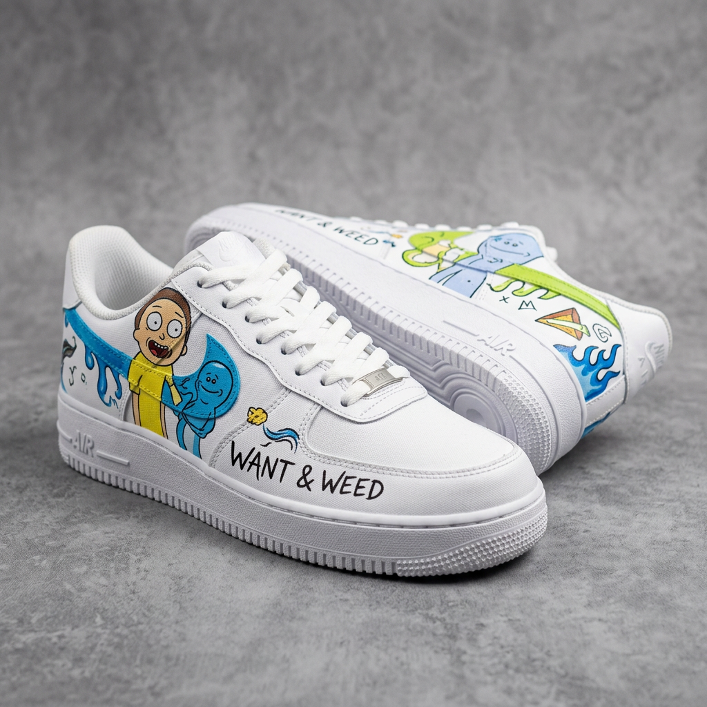 Hand Painted Custom Air Force 1 Sneakers