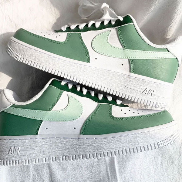 Mint Green Art Graffiti Custom Air Force 1