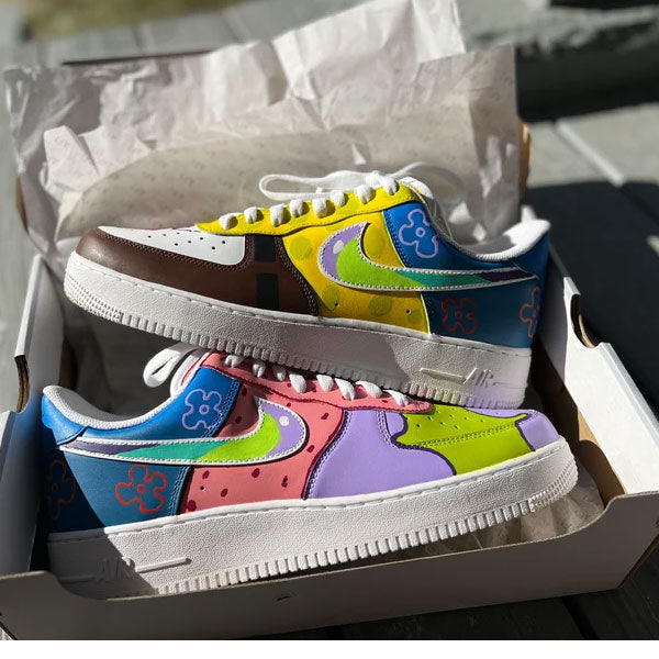 SpongeBoe Cratoon Custom Air Force 1