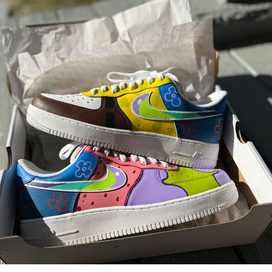 SpongeBoe Cratoon Custom Air Force 1