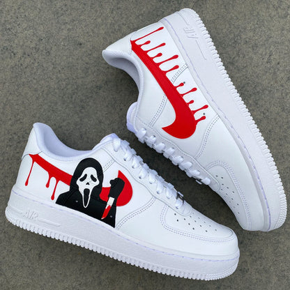 Grim Reaper Red Drip Custom Air Force 1