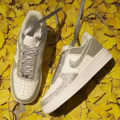 Metallic Silver Custom Air Force 1