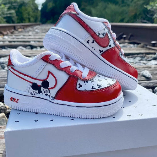 Mickey Mouse Red Custom Air Force 1
