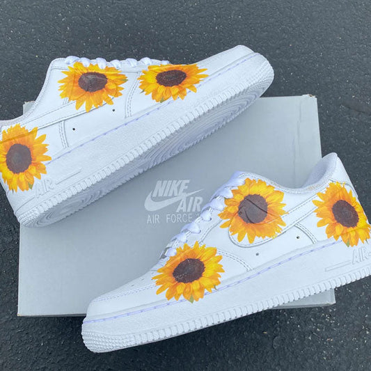 Sunflower Graffiti Custom Air Force 1