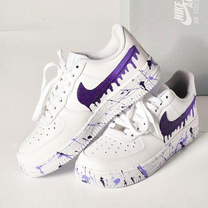 Gradient Starry Sky Purple Custom Air Force 1