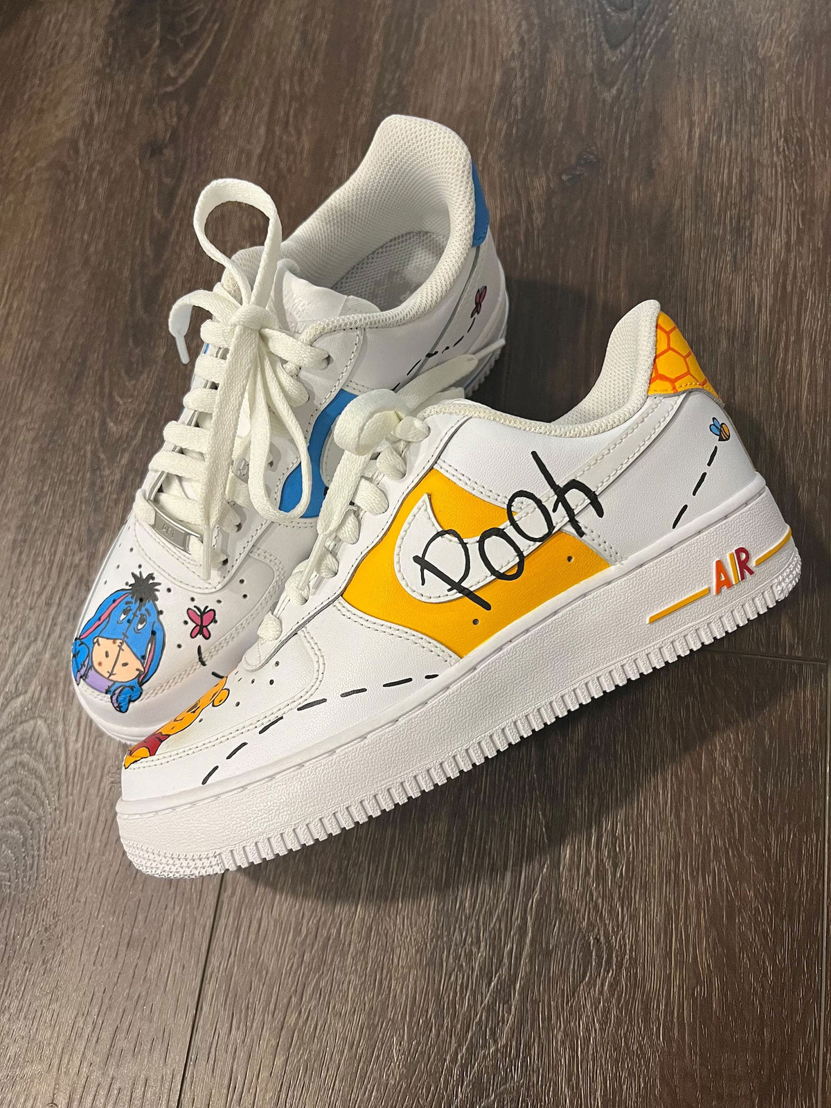 Winnie And His Friends Hand Painted Custom Air Force 1