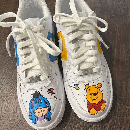 Winnie And His Friends Hand Painted Custom Air Force 1