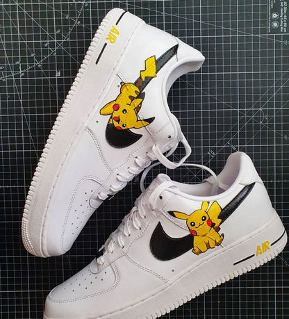 Pikachu Graffiti Custom Air Force 1