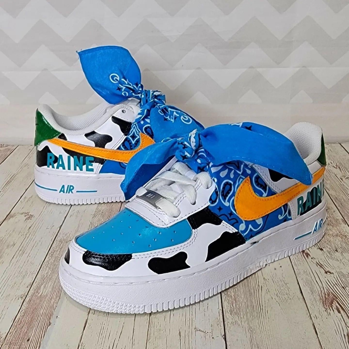 Bandana Cartoon Cowboy Custom Air Force 1