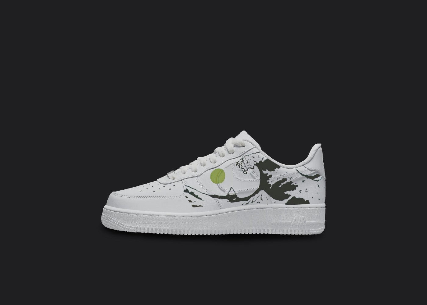 Kanagawa Waves Custom Air Force 1