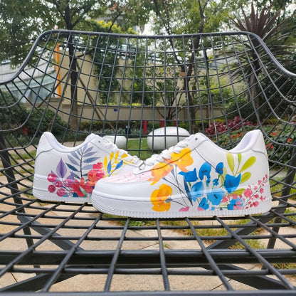 Colorful Flowers Custom Air Force 1
