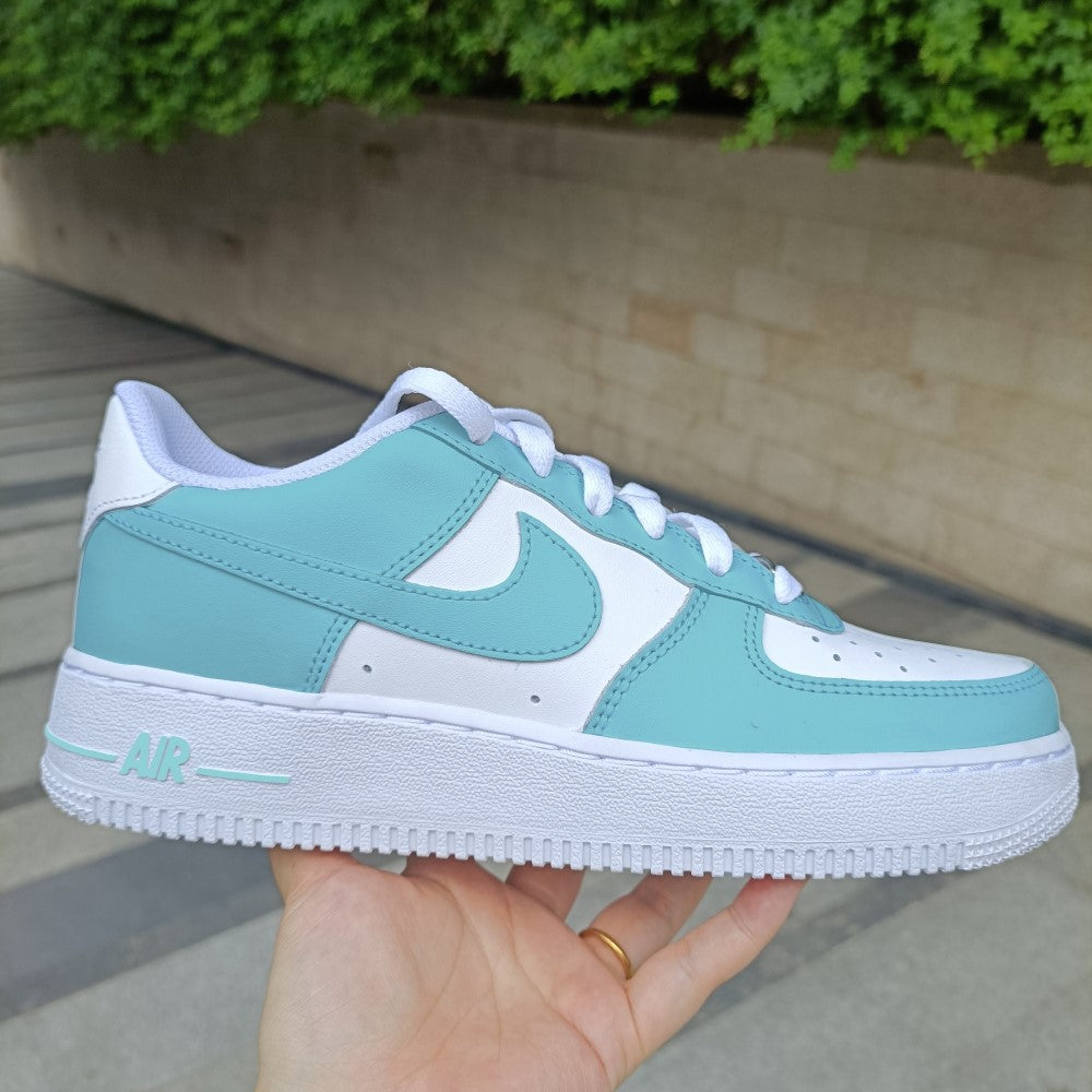 Green Blue Custom Air Force 1