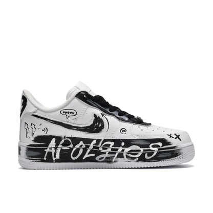 Black Metal Chain Skeleton Custom Air Force 1