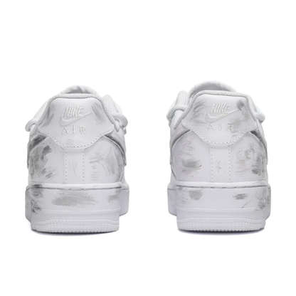 Extra Lace Gray White Custom Air Force 1
