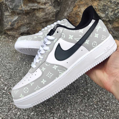 Royal Gray LV Custom Air Force 1