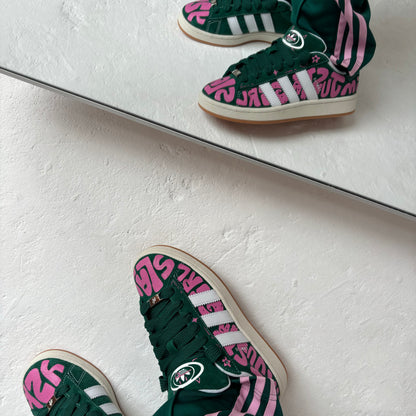 Campus Groovy Letters Graffiti Custom Adidas Samba