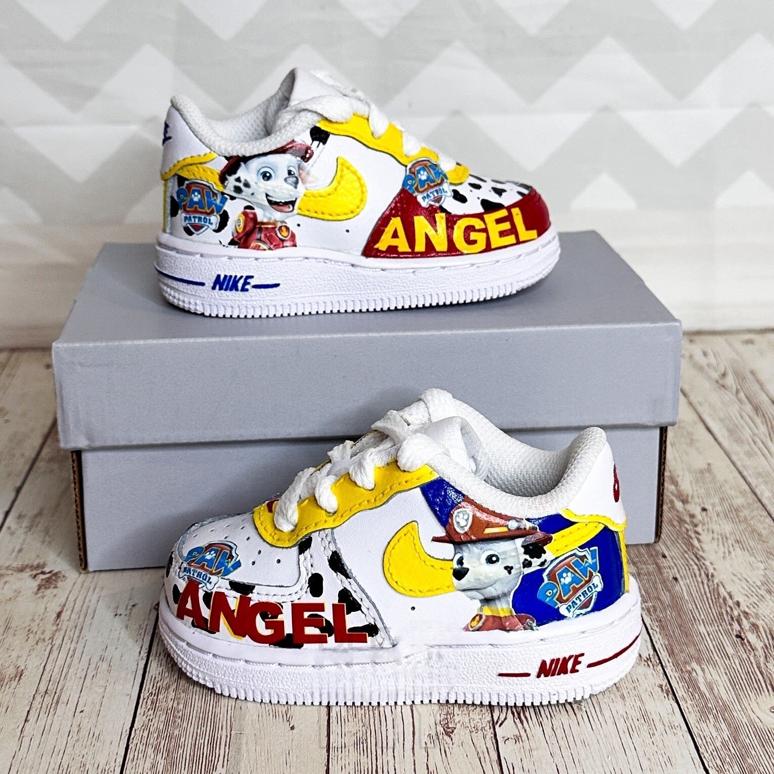Kids PAW Patrol Cartoon Custom Air Force 1
