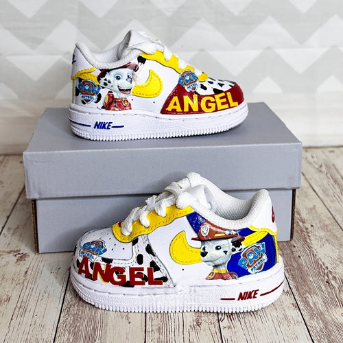 Kids PAW Patrol Cartoon Custom Air Force 1
