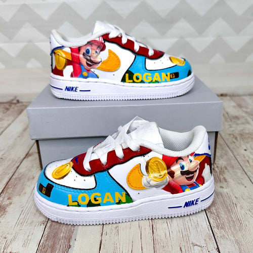 Super Mario baby Custom Air Force 1