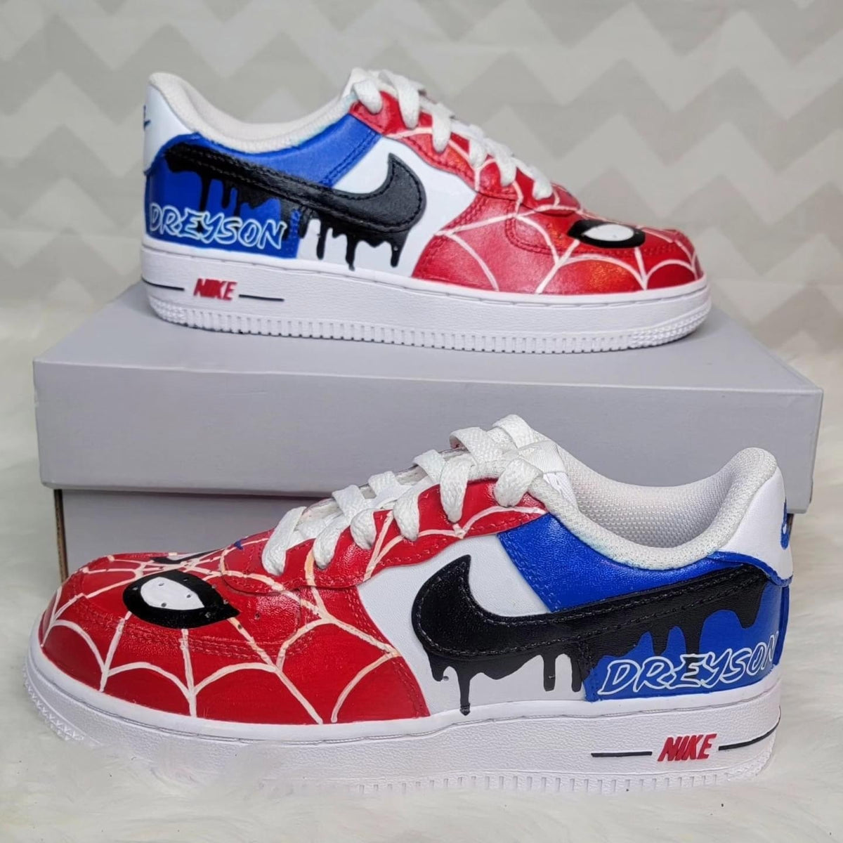 Spider-Man Drip Custom Air Force 1