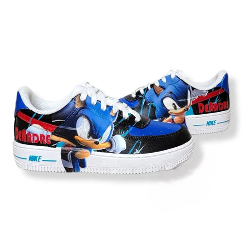 Sonic The Hedgehog Cartoon Custom Air Force 1